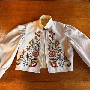 Child'e Antique Embroidered Norwegian Jacket  - Fits 6-10 yrs